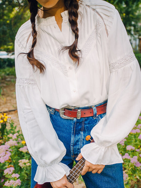 Boho Loose Lace Blouse