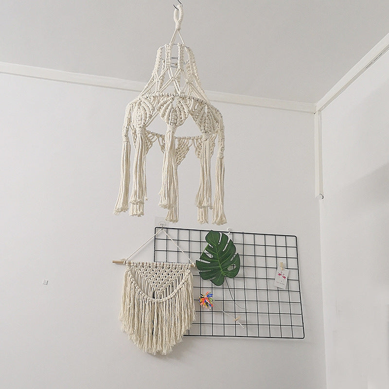 Boho Decoration Cotton Cord Hand-woven Macrame