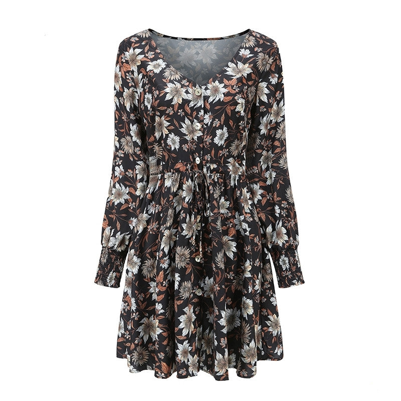 Women Floral Boho Party Dress