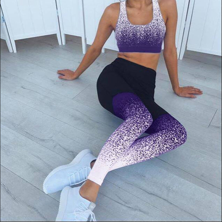 Women Fitness Leggings & Sports Bra