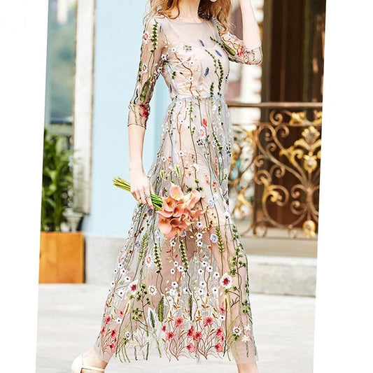 Formal Flower Dress 2 Piece