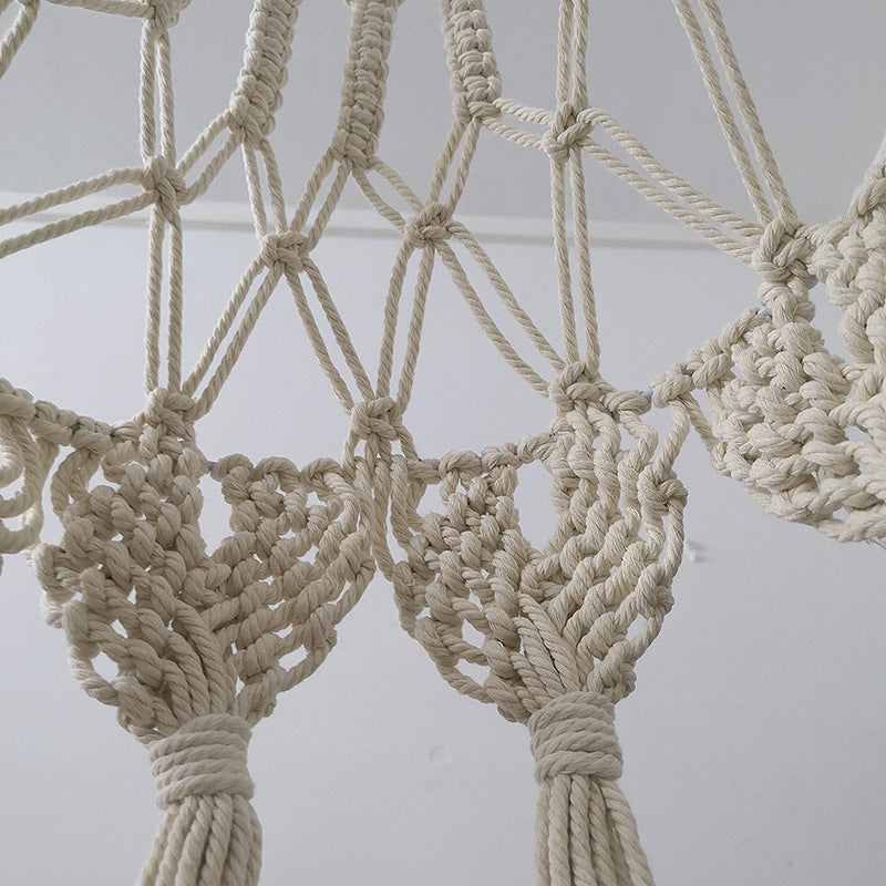 Boho Decoration Cotton Cord Hand-woven Macrame