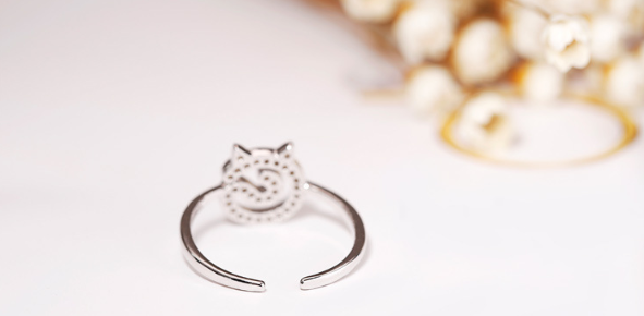 The Bling Kitty Ring S925