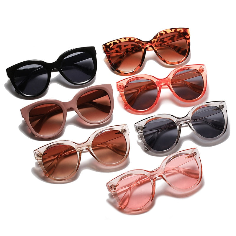 Pink Retro Sunglasses