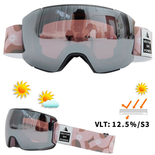 Ski Goggles UV400 Anti-fog Coatings