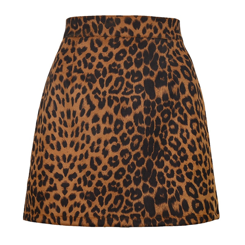 Suede Mini Skirt