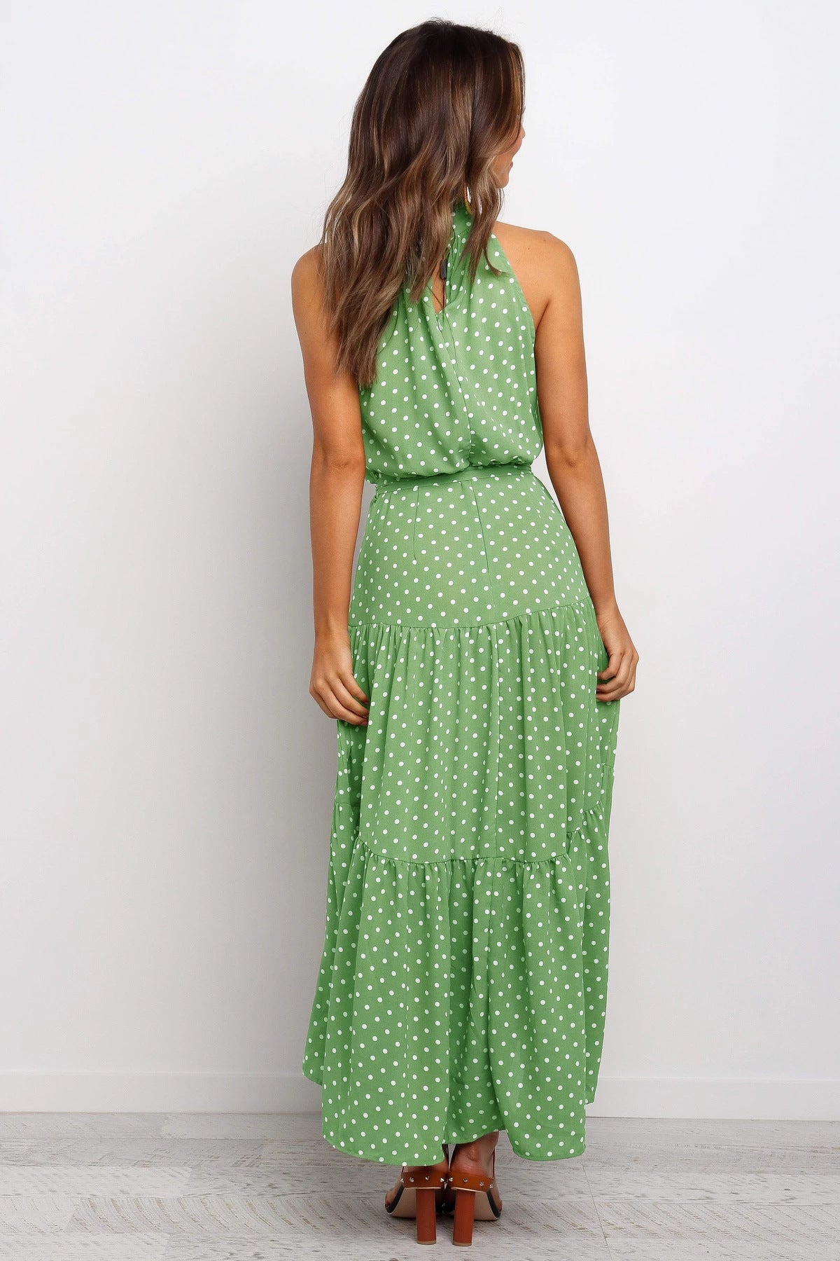 Halter Polka Dot Sundress