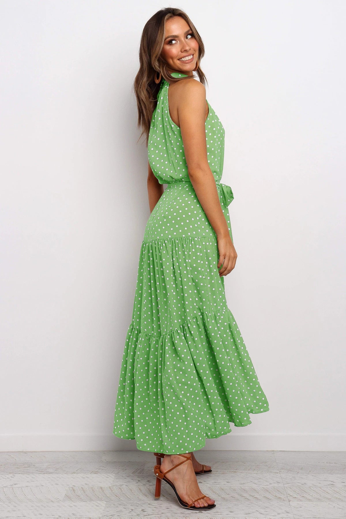 Halter Polka Dot Sundress