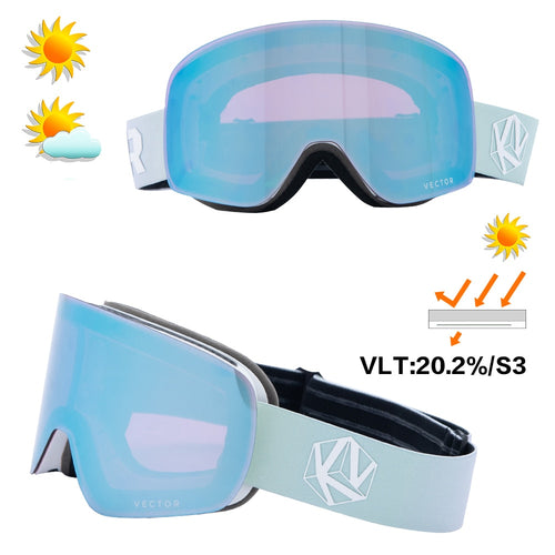 Ski Goggles UV400 Anti-fog Coatings