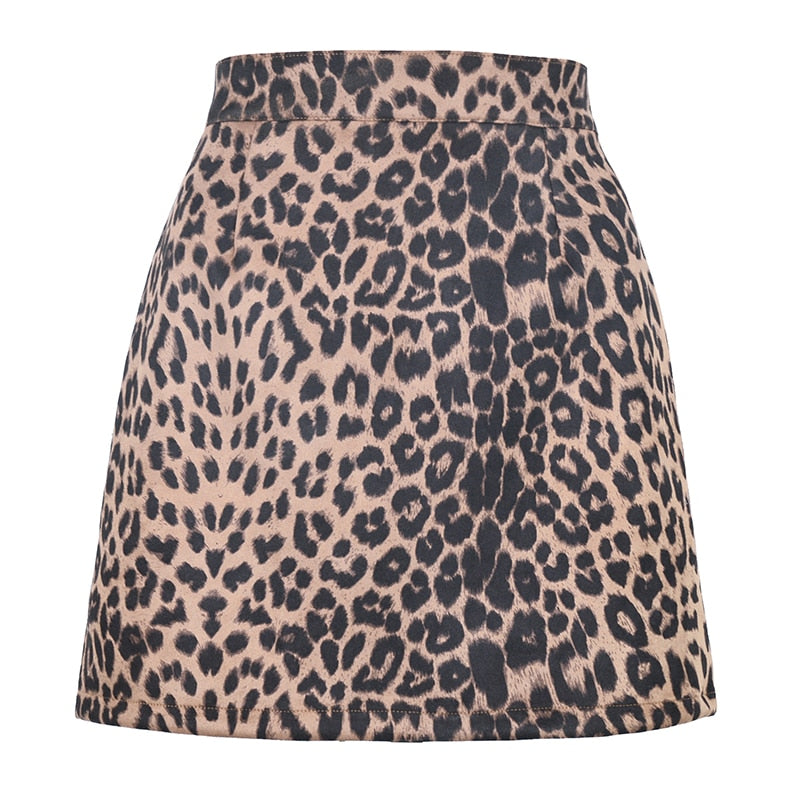 Suede Mini Skirt