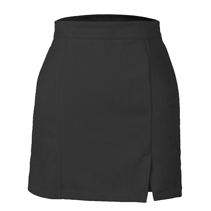 Suede Mini Skirt