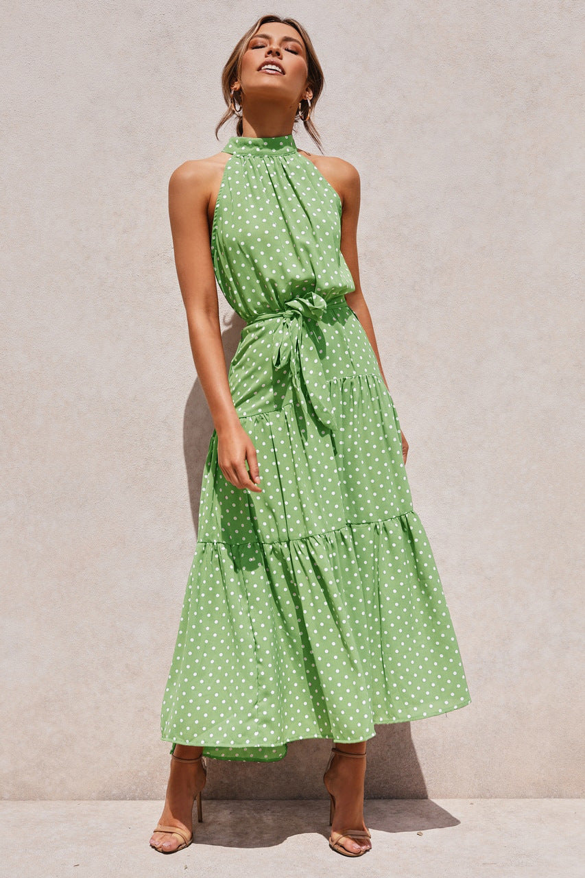 Halter Polka Dot Sundress