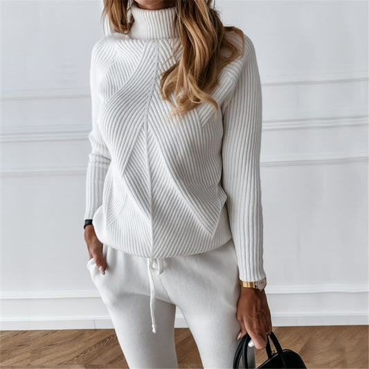 Knitted Two Piece Set Tracksuit