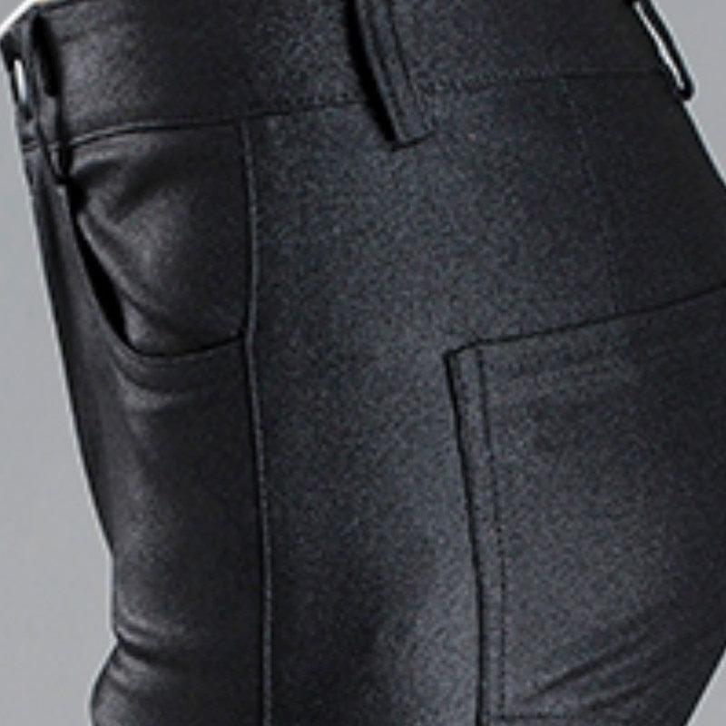 PU Leather Skinny Pants