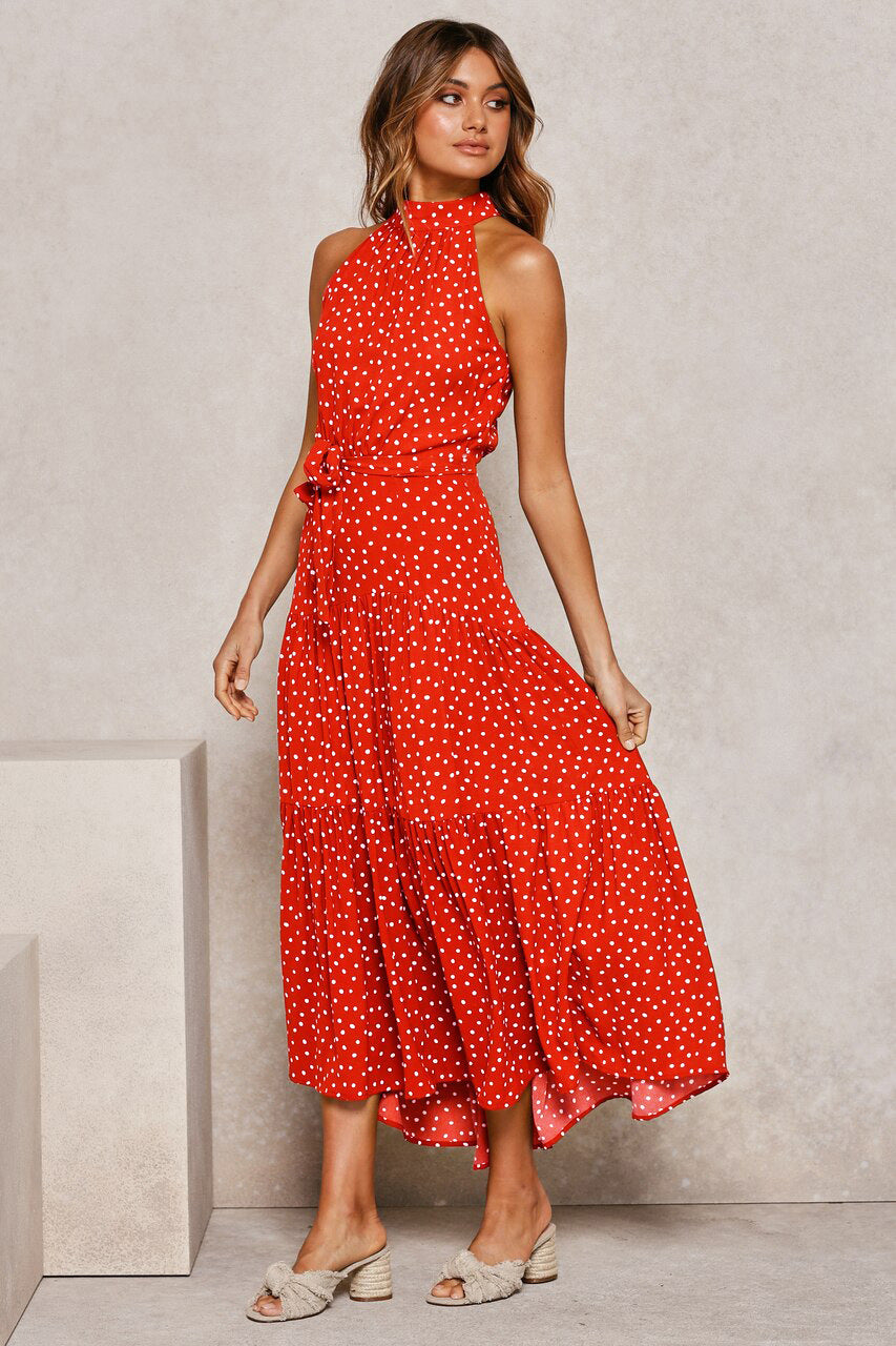 Halter Polka Dot Sundress