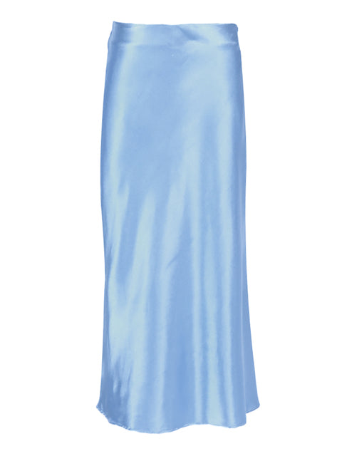 Satin Midi Silk Skirt