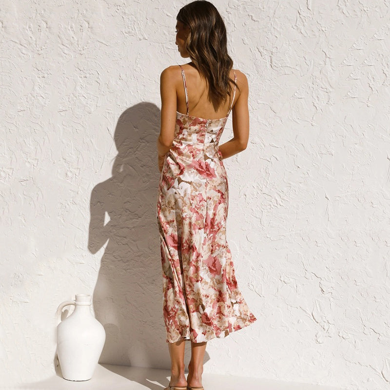 Eva Floral Midi Dress