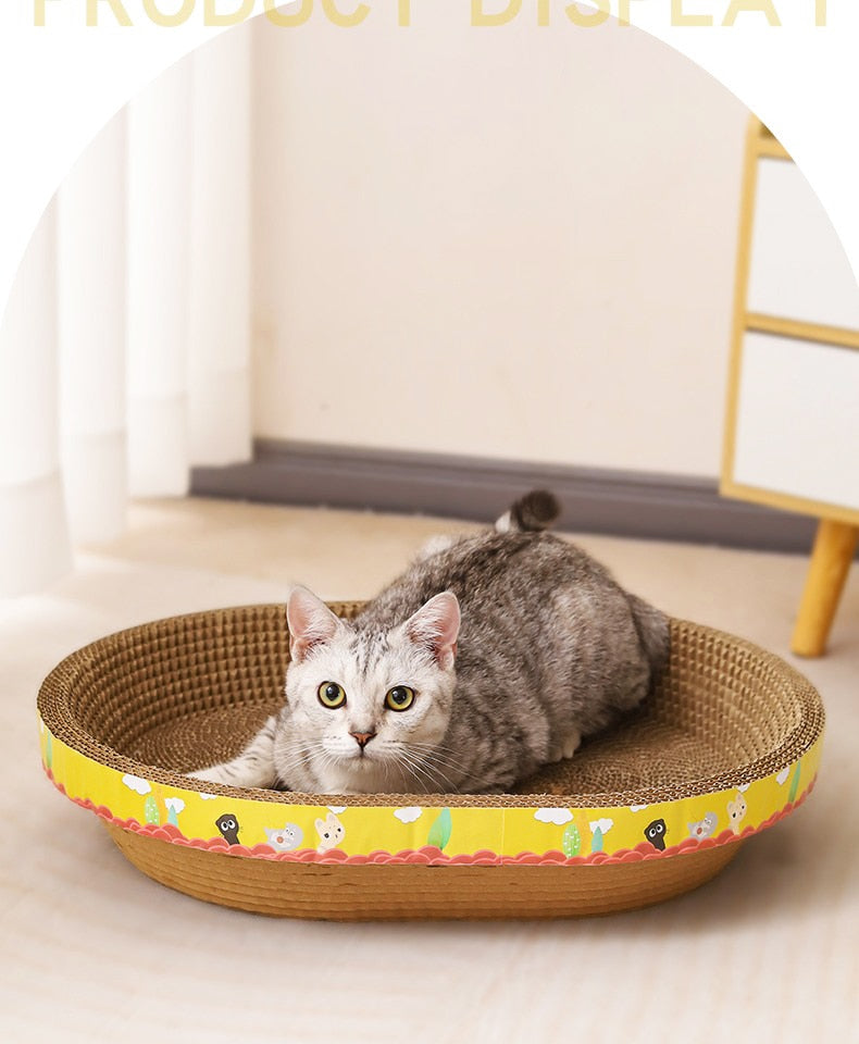 Oval Cat Scratch Lounger