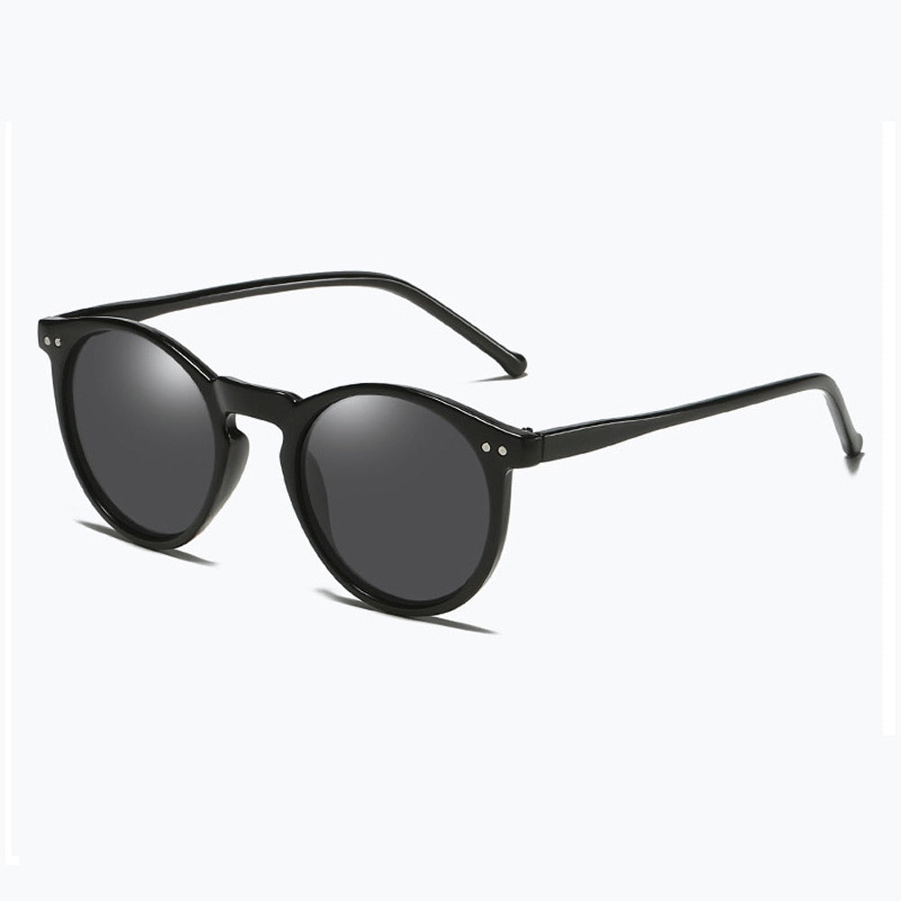 Retro Round Polarized Sunglasses UV400