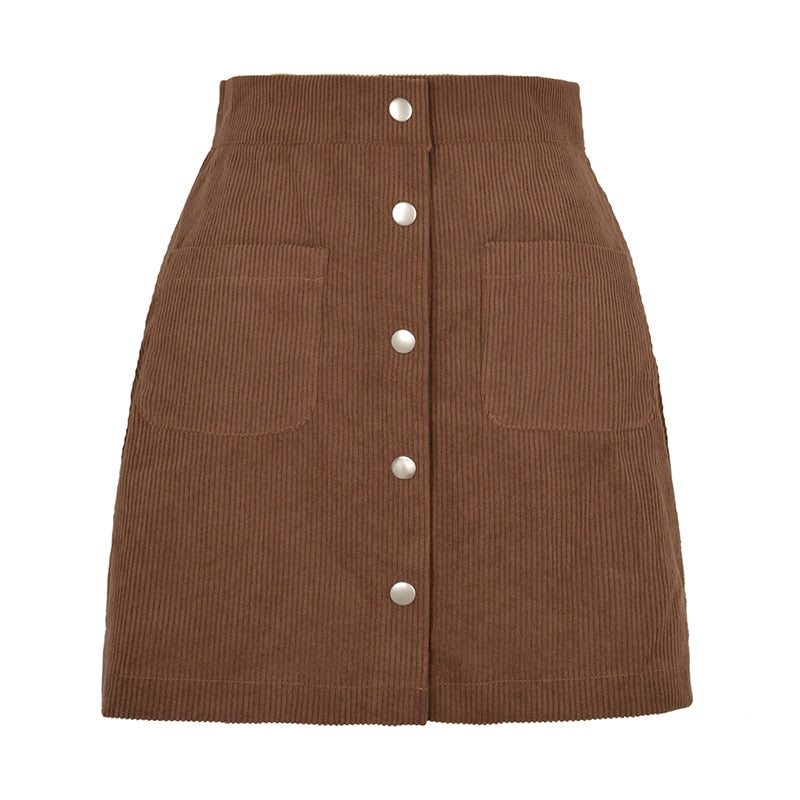 Suede Mini Skirt