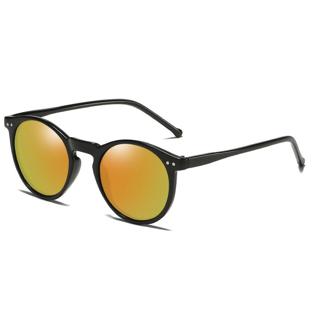 Retro Round Polarized Sunglasses UV400