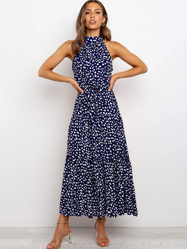 Halter Polka Dot Sundress