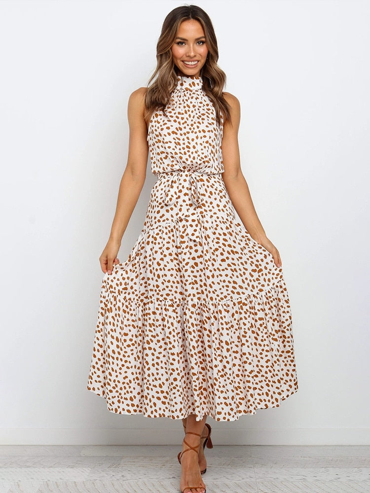 Halter Polka Dot Sundress