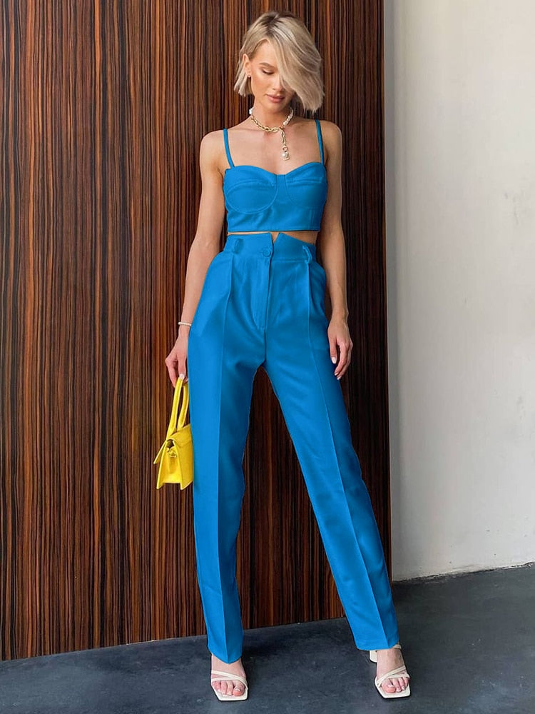 Anne Two Piece Trouser Suit Summer