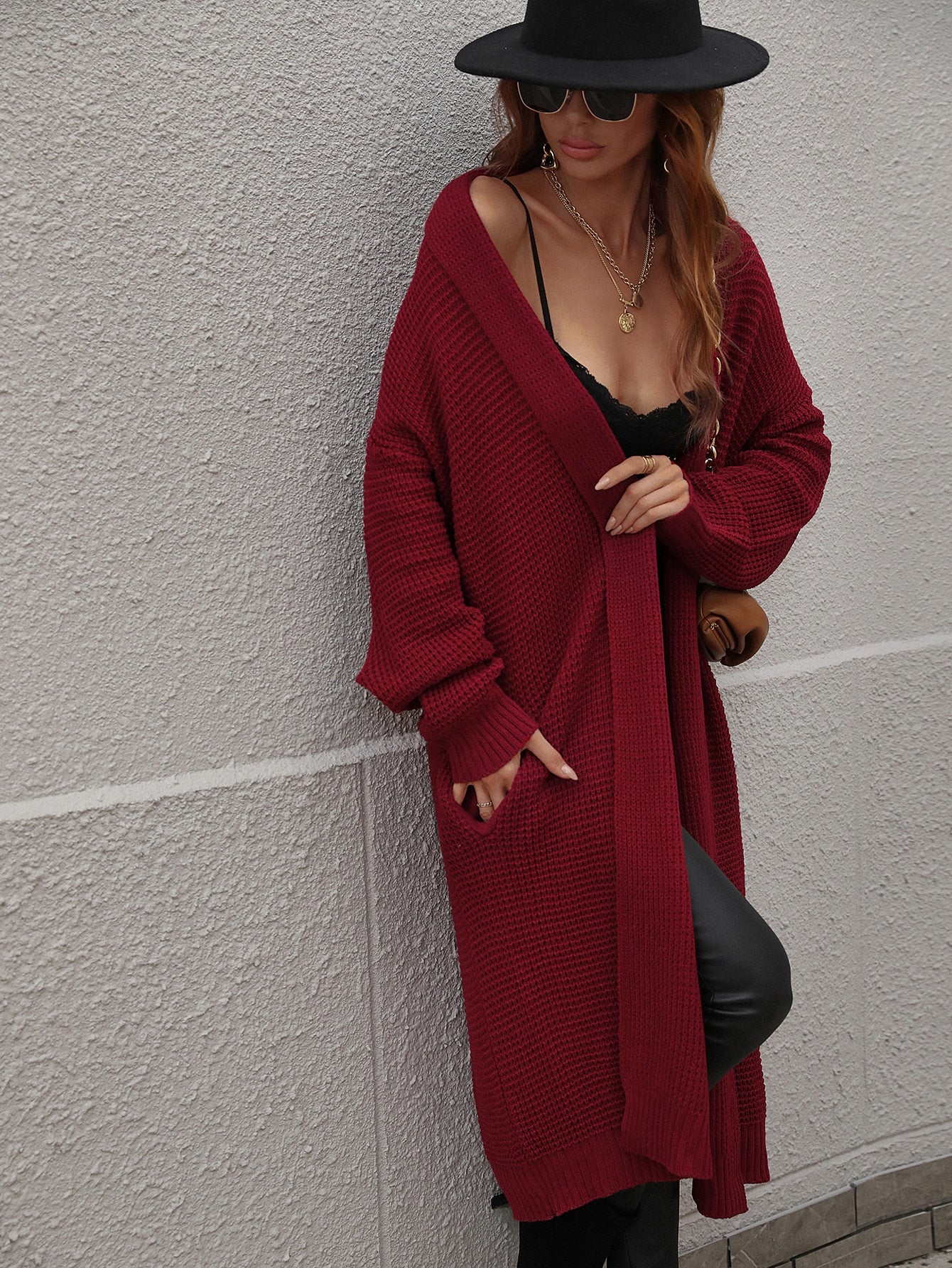 Hana Loose Long Knitted Cardigan