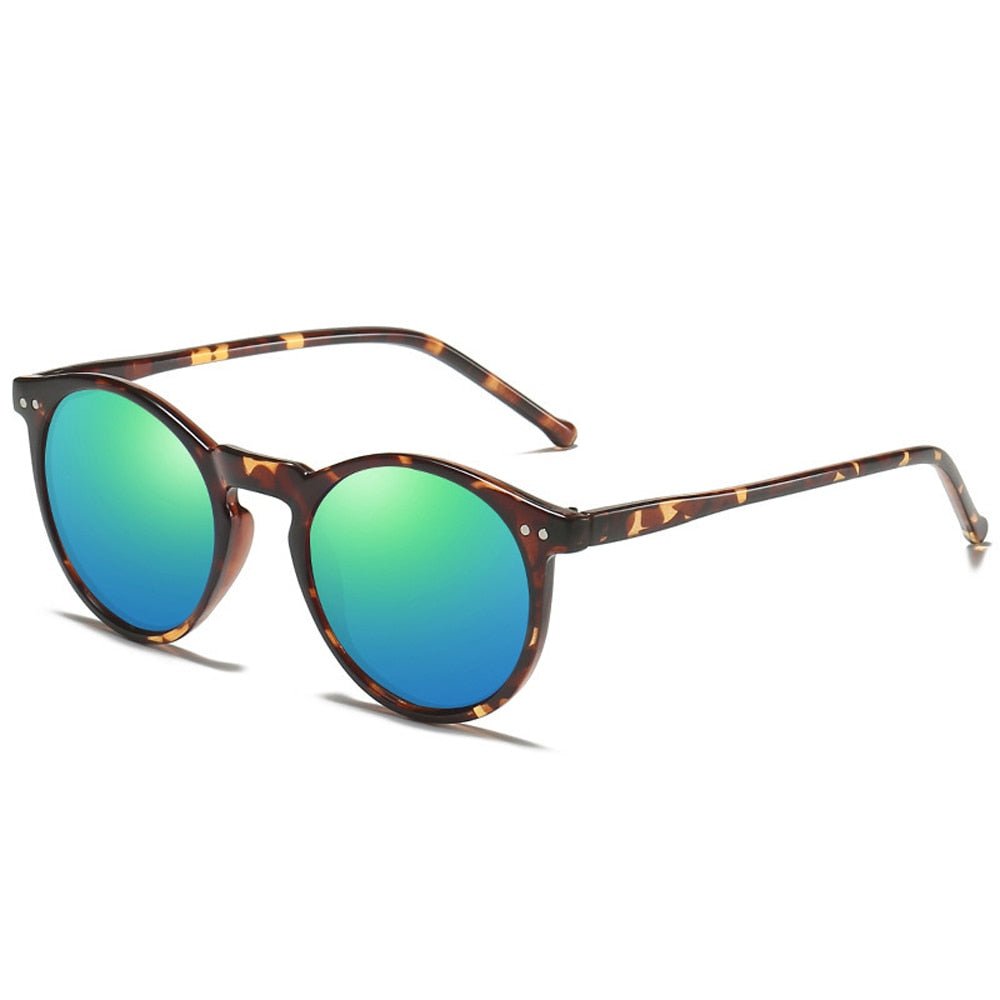 Retro Round Polarized Sunglasses UV400