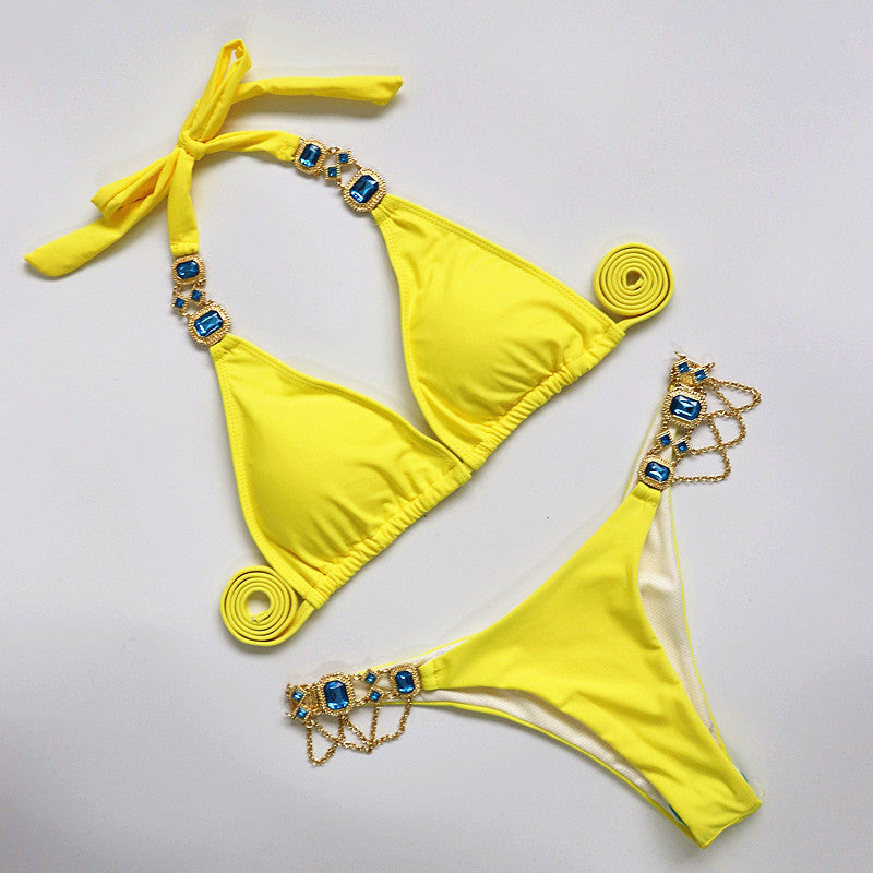 Shiny Rhinestone Bikini Sets