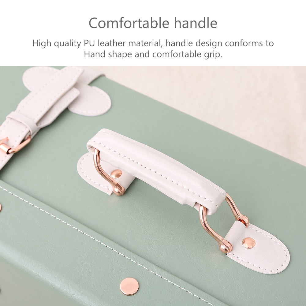 Jade Vintage Trolley Retro Luggage Bags