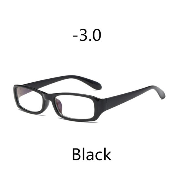 Elbru Anti-blue Light Square Myopia Glasses