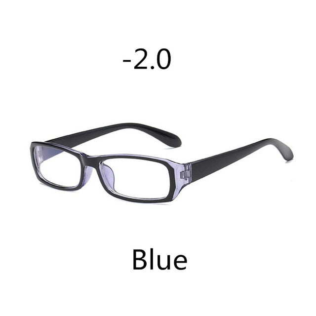 Elbru Anti-blue Light Square Myopia Glasses