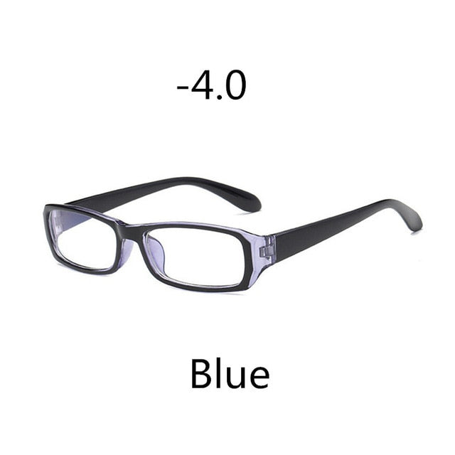 Elbru Anti-blue Light Square Myopia Glasses