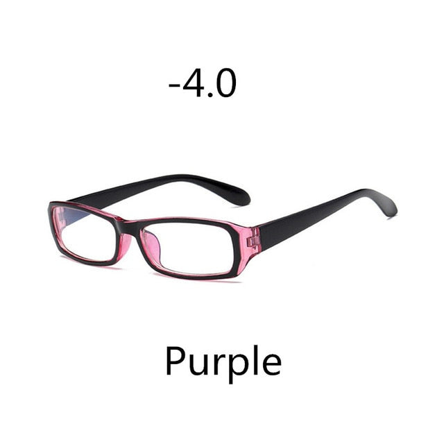 Elbru Anti-blue Light Square Myopia Glasses