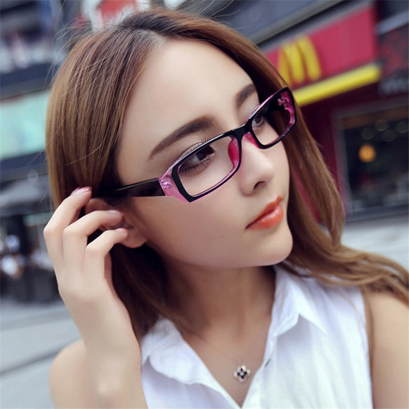 Elbru Anti-blue Light Square Myopia Glasses