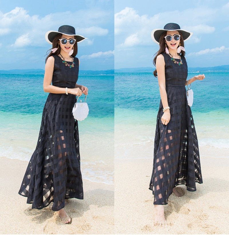 Audrey Beach Cover Up Maxi Dress