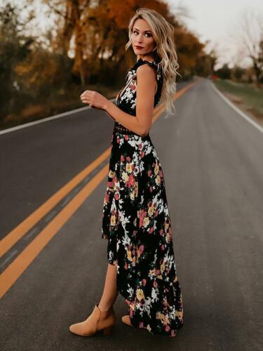 Vintage Backless Floral Sundress