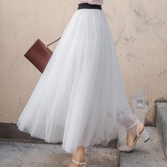 3 Layers Princess Tulle Skirt