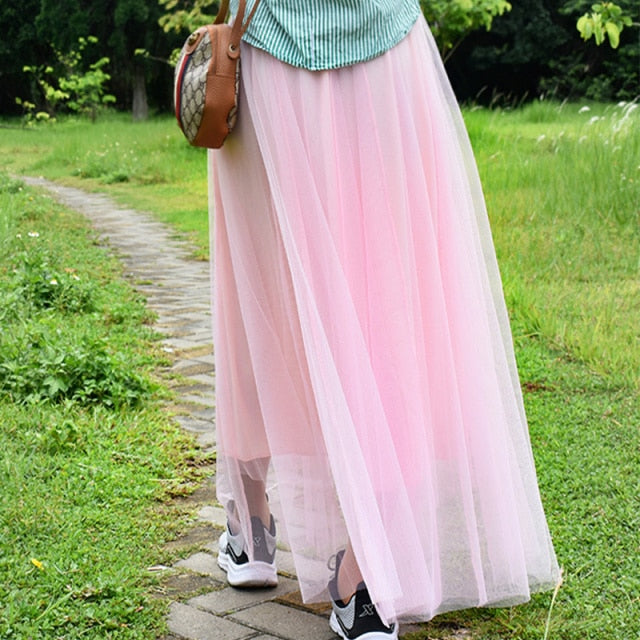 3 Layers Princess Tulle Skirt