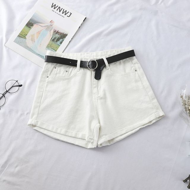 Denim Loose Wide-leg High Waist Shorts