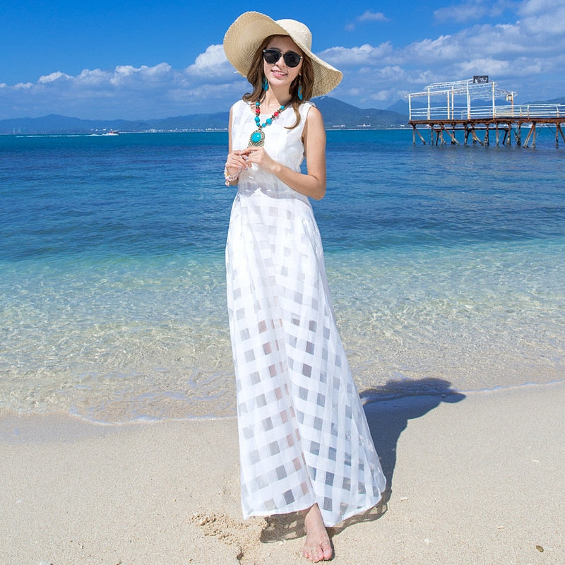 Audrey Beach Cover Up Maxi Dress