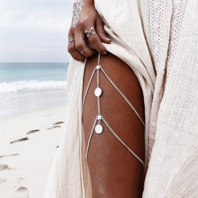 Boho Leg Chain For Women