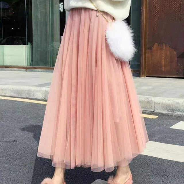 3 Layers Princess Tulle Skirt