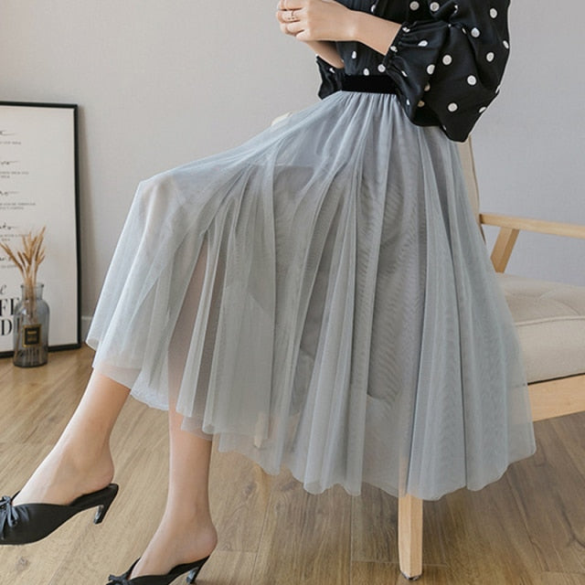 3 Layers Princess Tulle Skirt