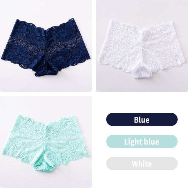 3PCS/Set Lace Boy-short Panties