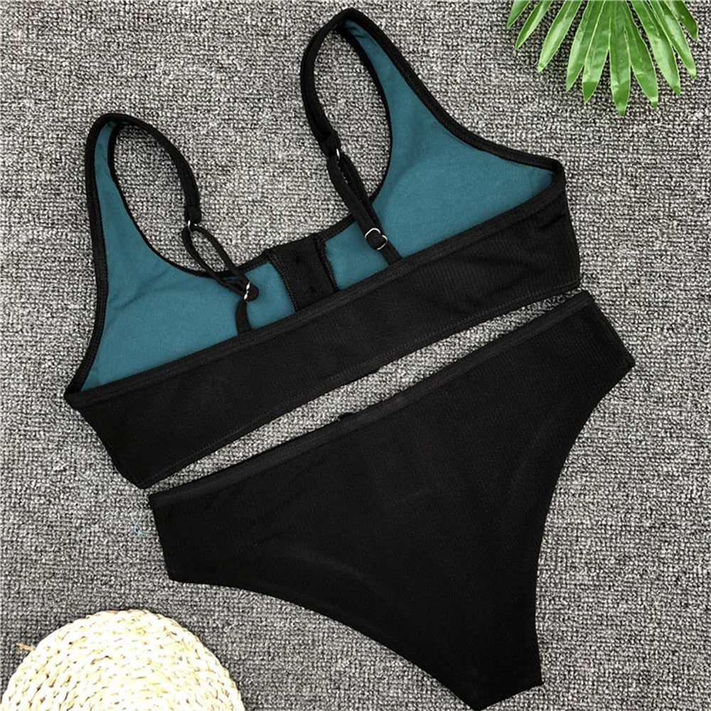 Ribbed Sporty Bikini