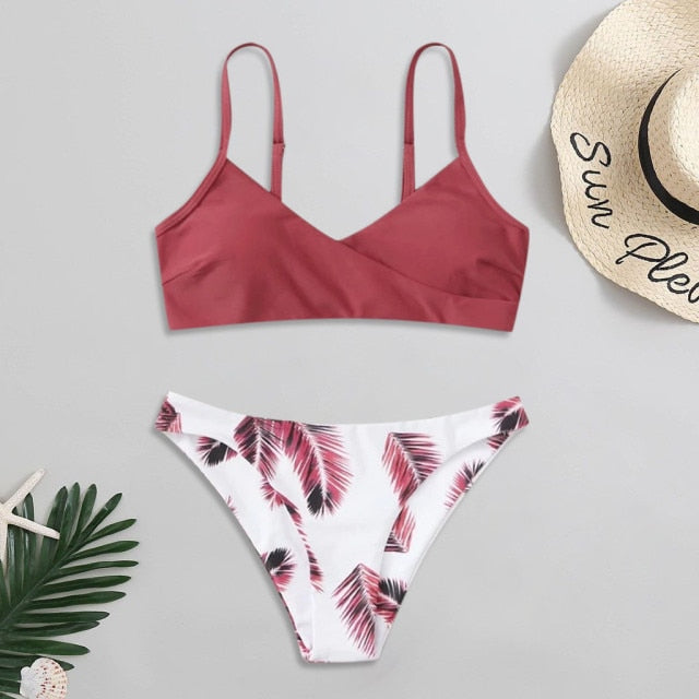 Bikini Cut Flower Print