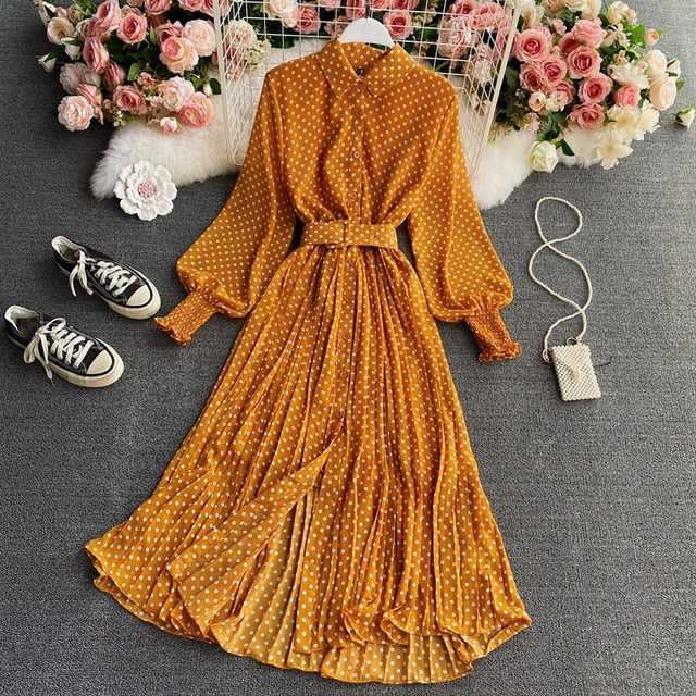 French Vintage Maxi Dress